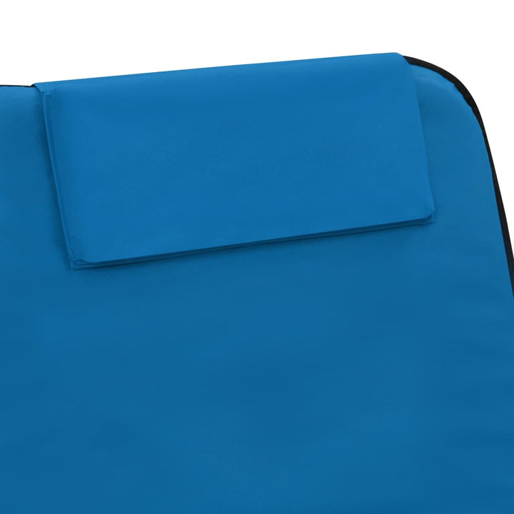 Saltele Plajă Pliabile 2 Buc, , Oțel Și Material Textil