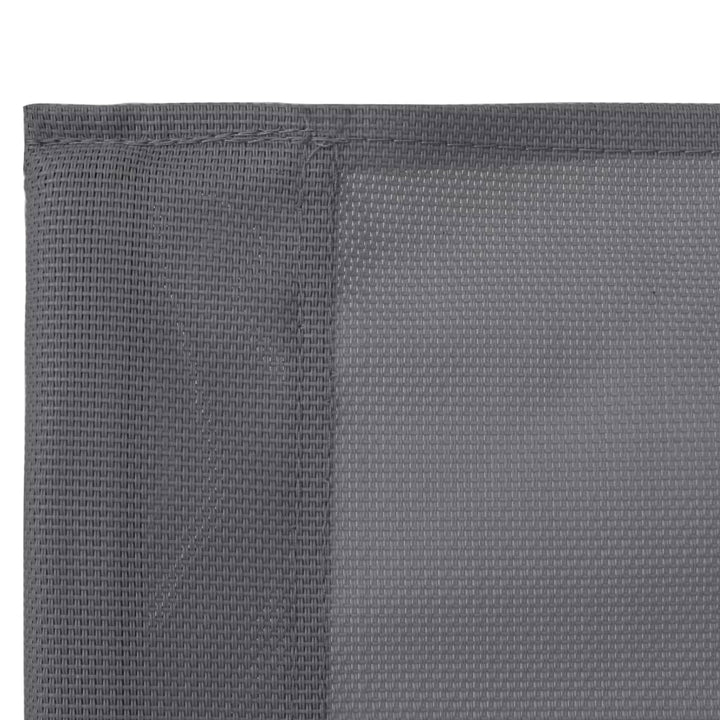 Set Mobilier De Grădină, 4 Piese, Gri, Oțel Și Textil