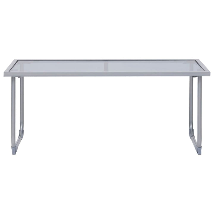 Set Mobilier De Grădină, 4 Piese, Crem, Oțel Și Textil
