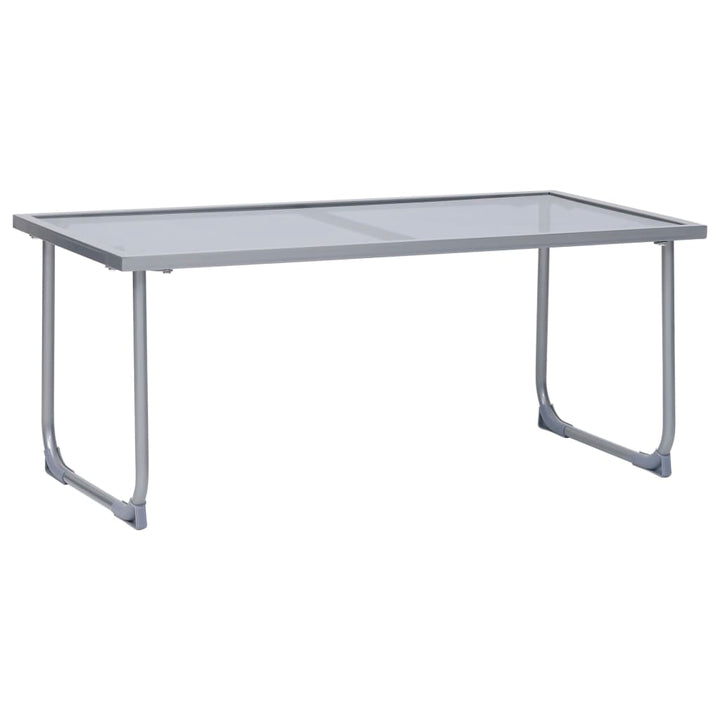 Set Mobilier De Grădină, 4 Piese, Crem, Oțel Și Textil