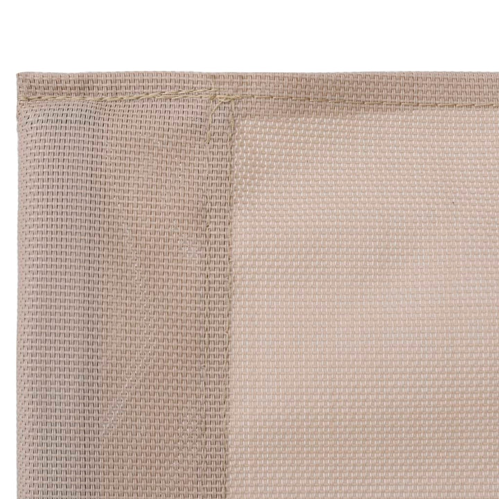 Set Mobilier De Grădină, 4 Piese, Crem, Oțel Și Textil