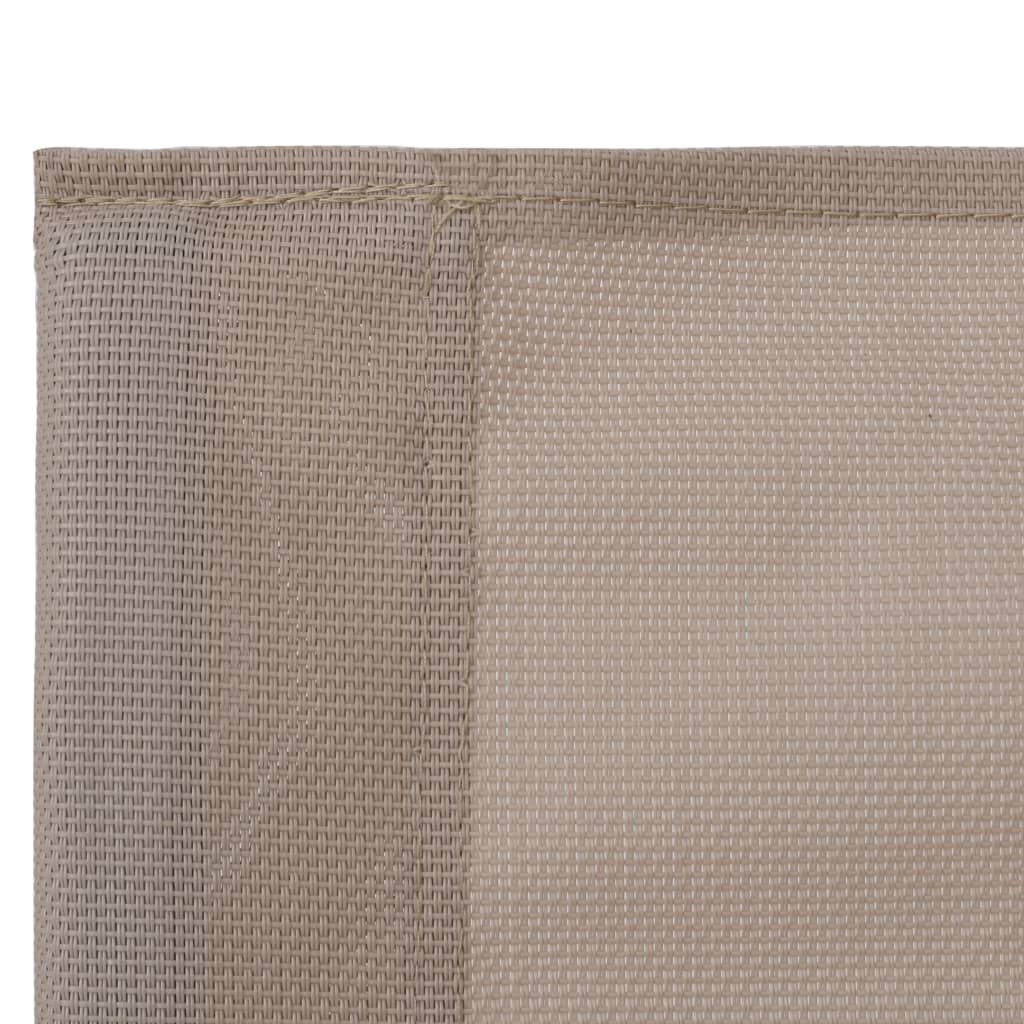 Set Mobilier De Grădină, 4 Piese, Gri Taupe, Oțel Și Textil
