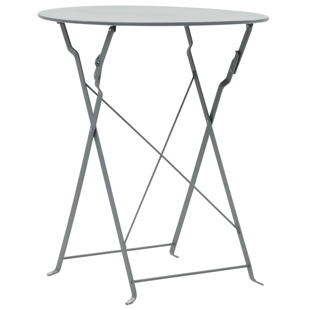 Set Mobilier Bistro, 3 Piese, , Oțel