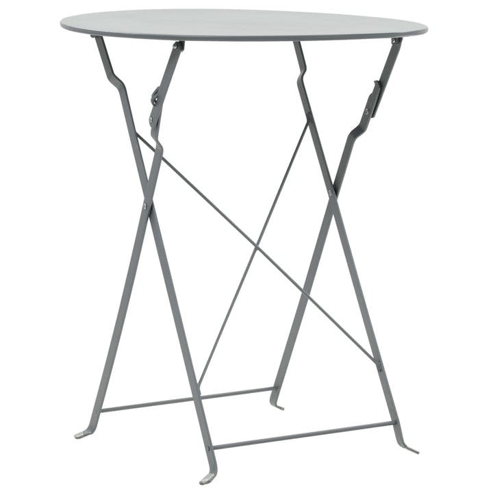 Set Mobilier Bistro, 3 Piese, , Oțel
