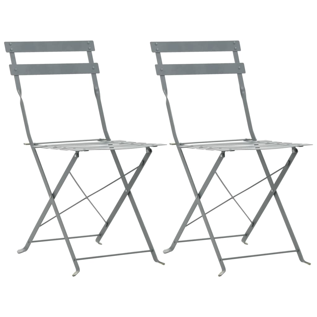 Set Mobilier Bistro, 3 Piese, , Oțel