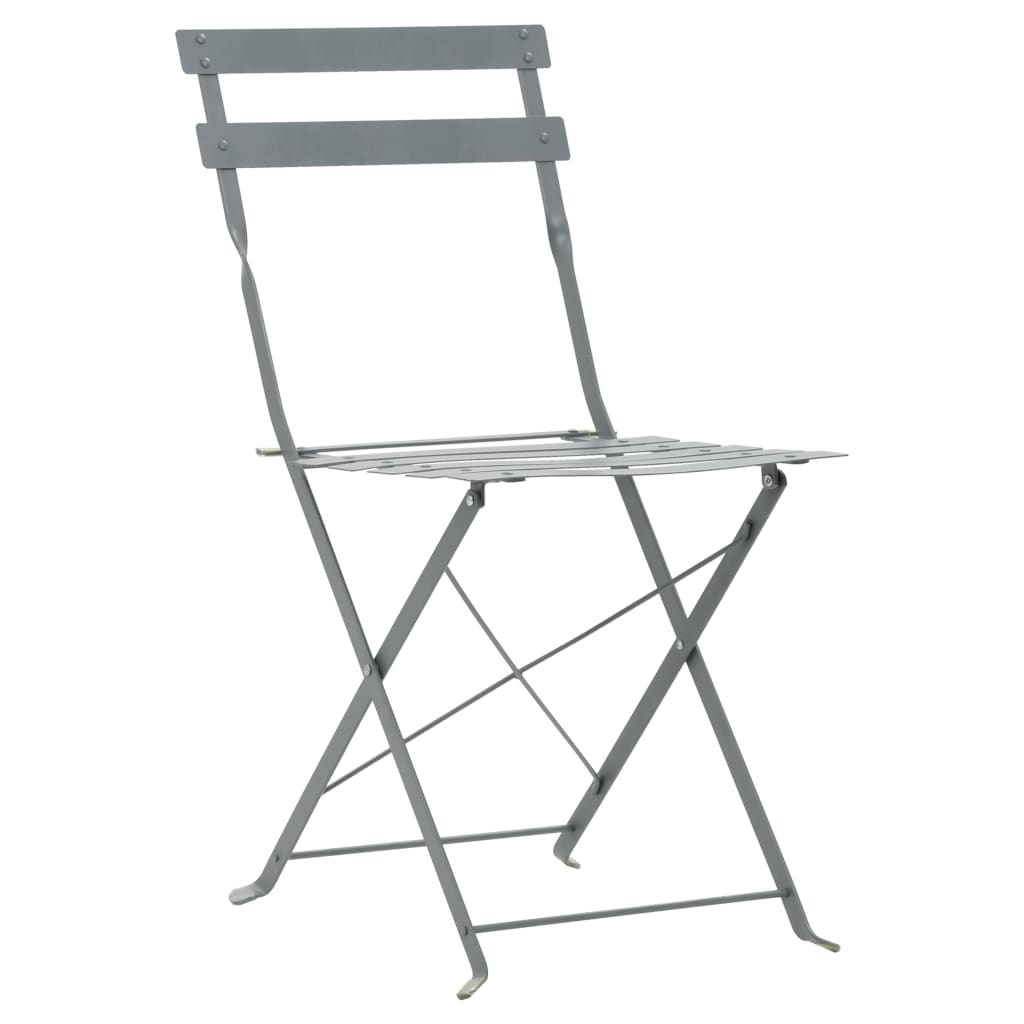 Set Mobilier Bistro, 3 Piese, , Oțel