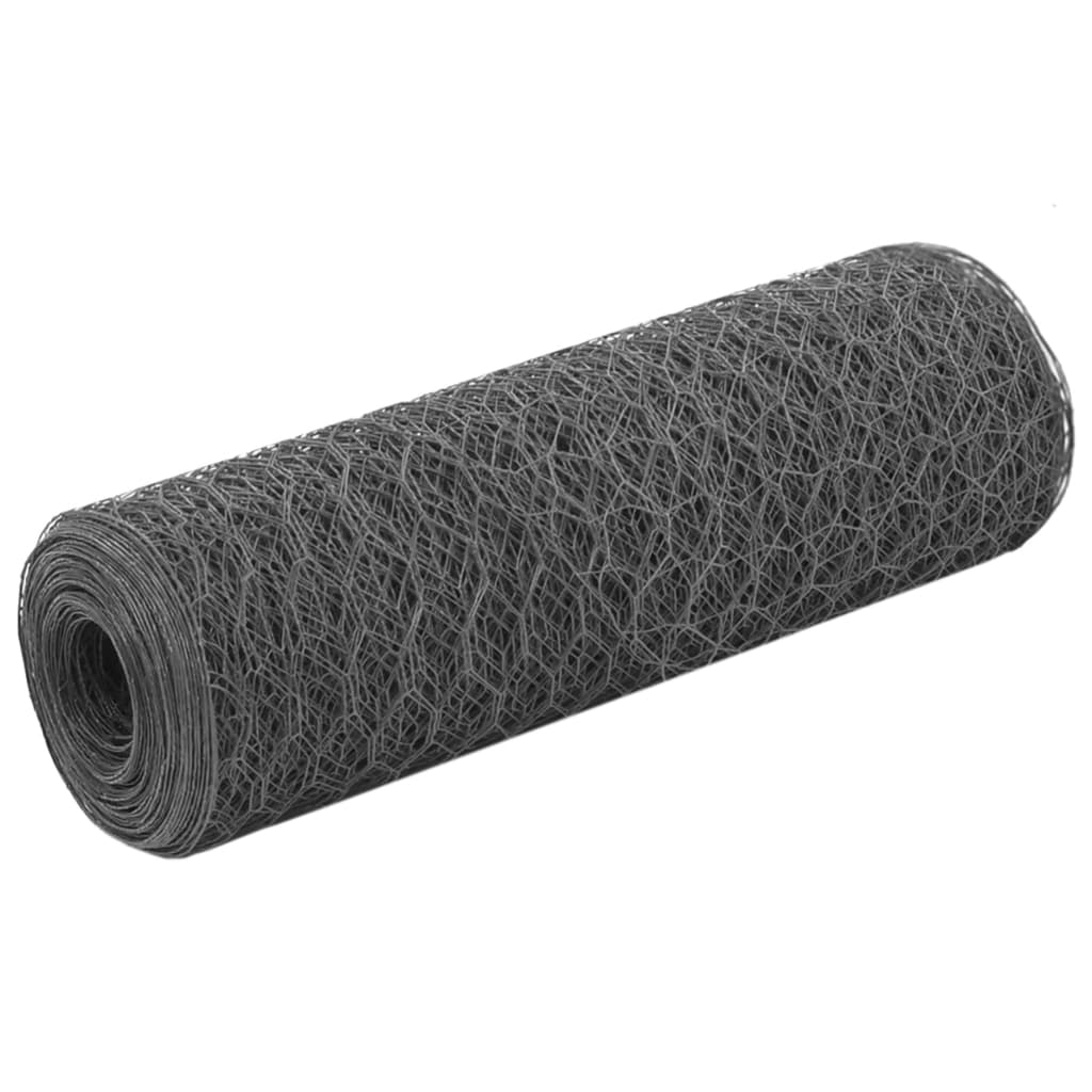 Plasă De Sârmă Găini, , 25 X , Oțel Cu Înveliș Pvc