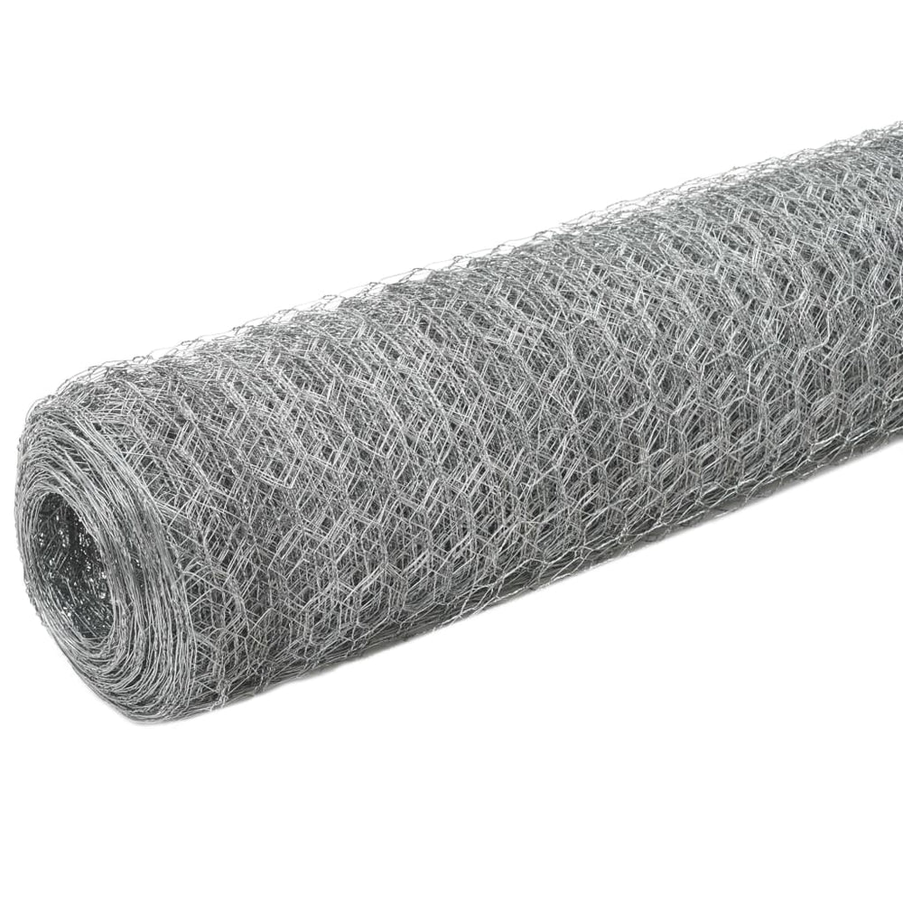 Plasă De Sârmă Găini, , 25 X 1,5 M, Oțel Galvanizat