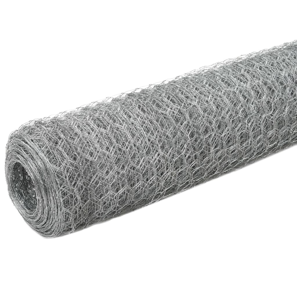 Plasă De Sârmă Găini, , 25 X 1,5 M, Oțel Galvanizat