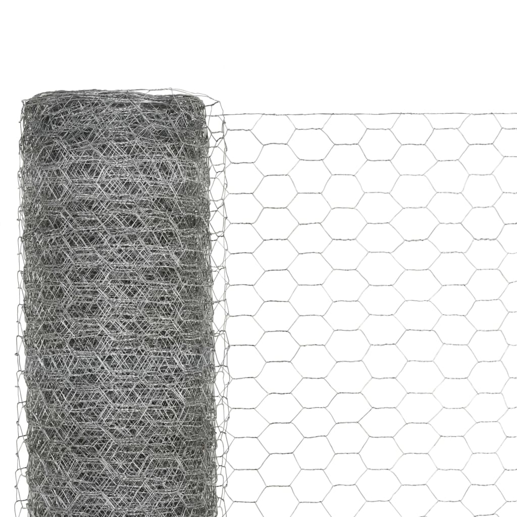 Plasă De Sârmă Găini, , 25 X 1,5 M, Oțel Galvanizat
