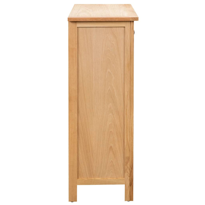 Dulap De Vinuri, 72 X 32 X 90 Cm, Lemn Masiv De Stejar