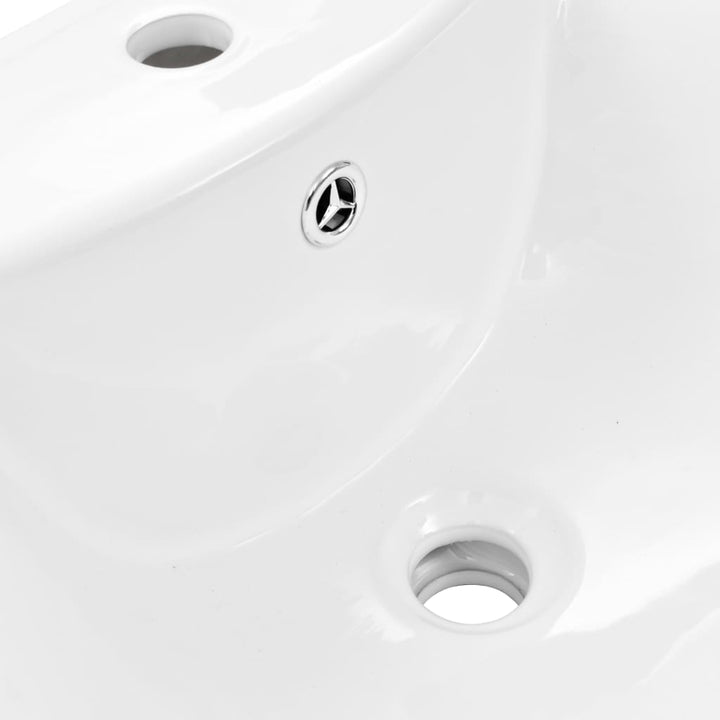 Lavoar Cu Piedestal, Alb, 580 X 470 X 200 Mm, Ceramică
