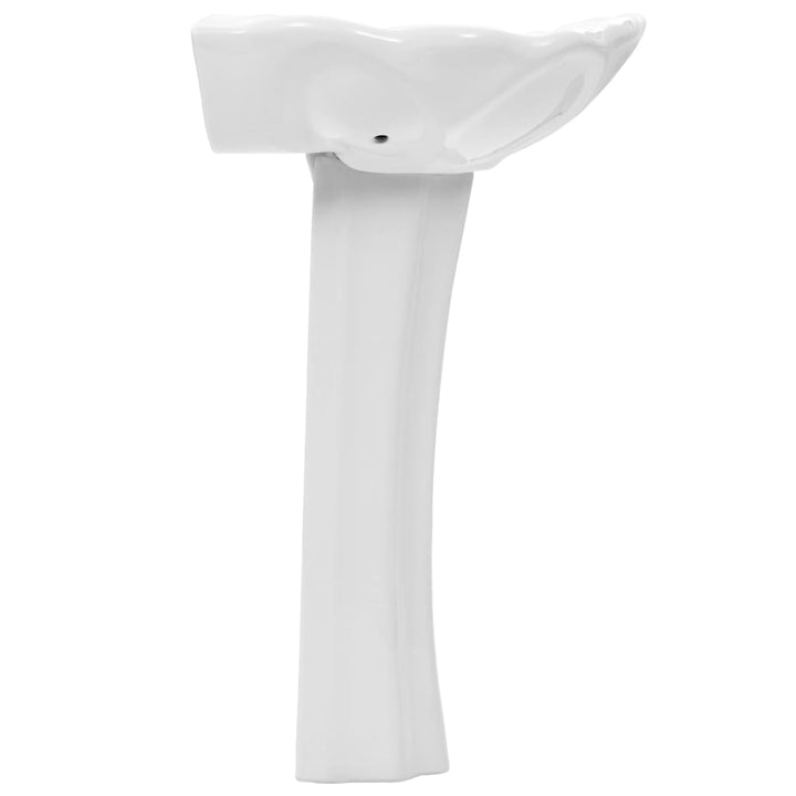 Lavoar Cu Piedestal, Alb, 580 X 510 X 200 Mm, Ceramică