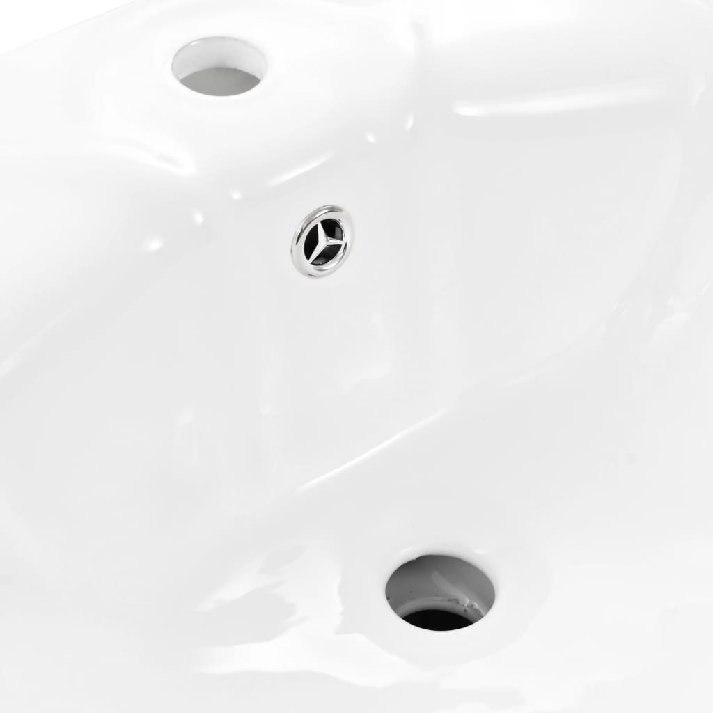 Lavoar Cu Piedestal, Alb, 580 X 510 X 200 Mm, Ceramică