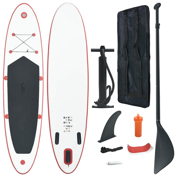 Set Placă Stand Up Paddle Sup Surf Gonflabilă, Și Alb