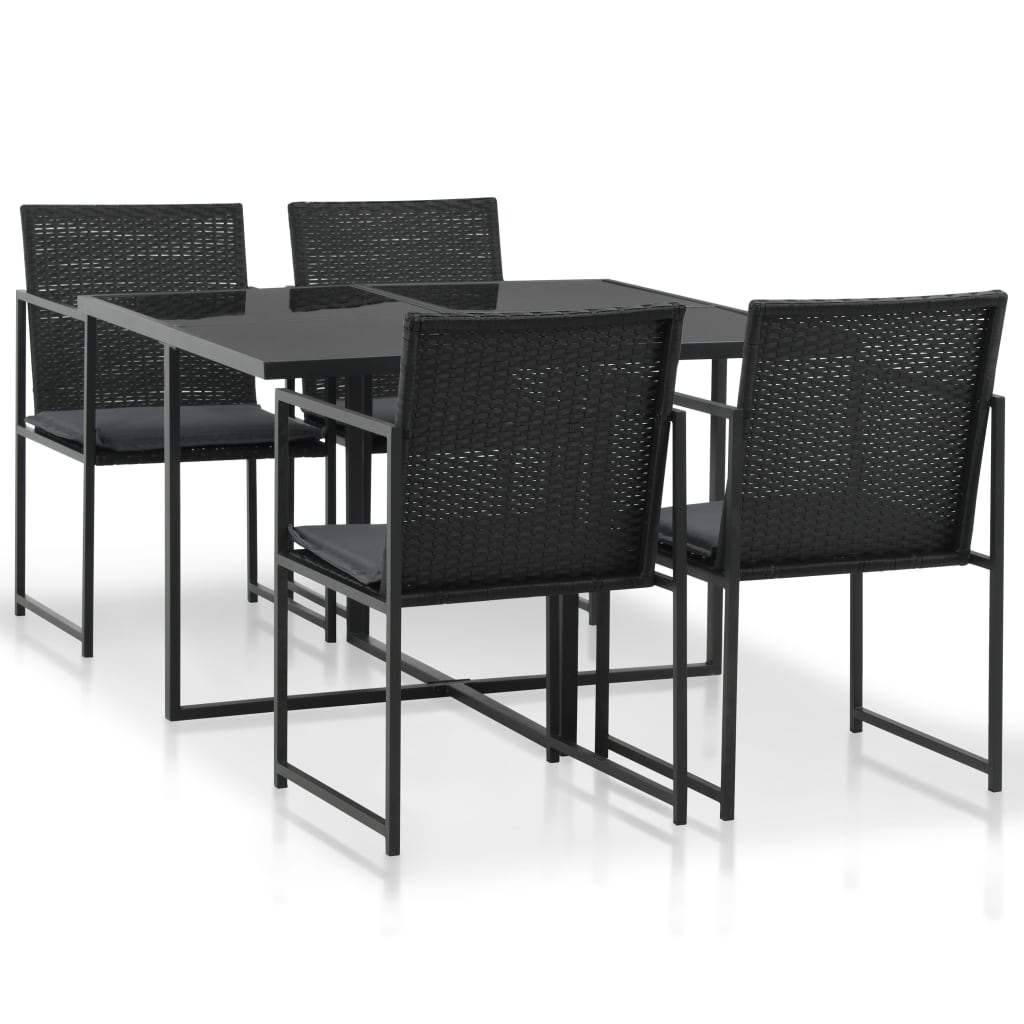 Set Mobilier De Grădină Cu Perne, 7 Piese, , Poliratan