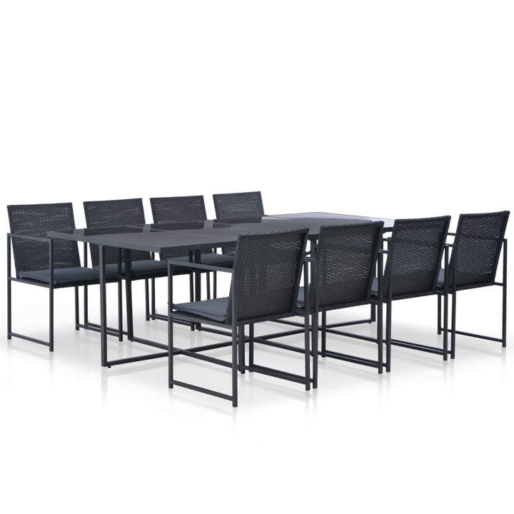 Set Mobilier De Grădină Cu Perne, 7 Piese, , Poliratan