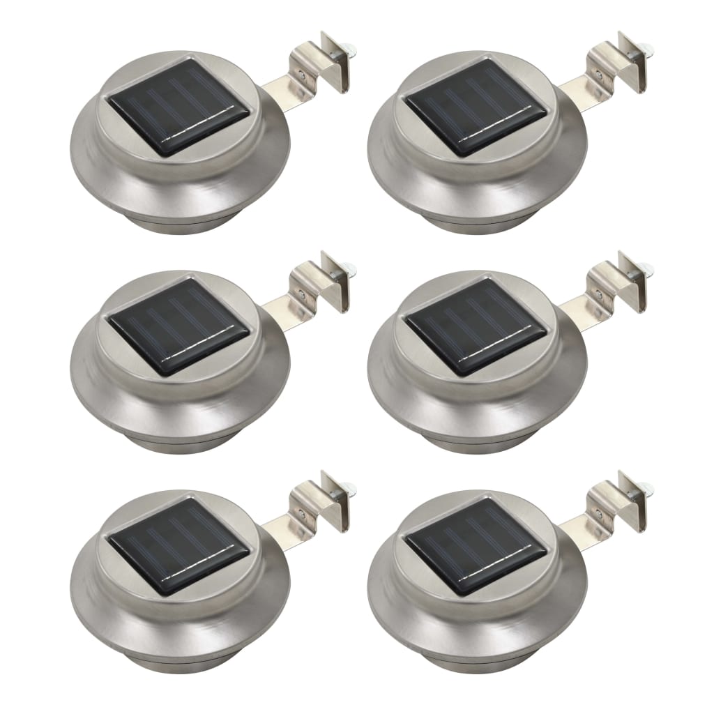 Lămpi Solare De Exterior Led, 12 Buc., Alb, 12 Cm, Rotund