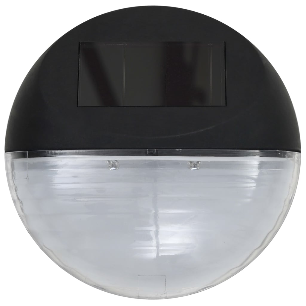 Lămpi Solare De Exterior Cu Led-Uri, 12 Buc., , Rotund