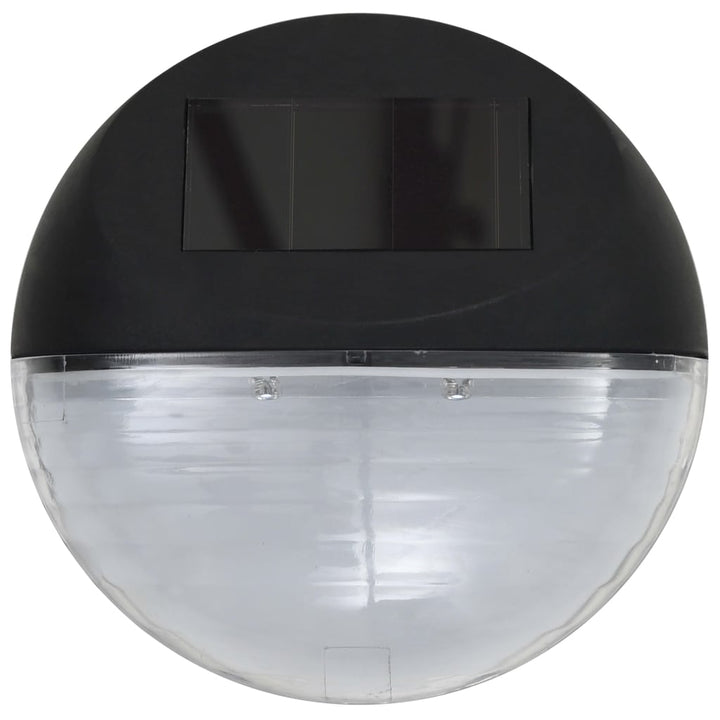 Lămpi Solare De Exterior Cu Led-Uri, 12 Buc., , Rotund