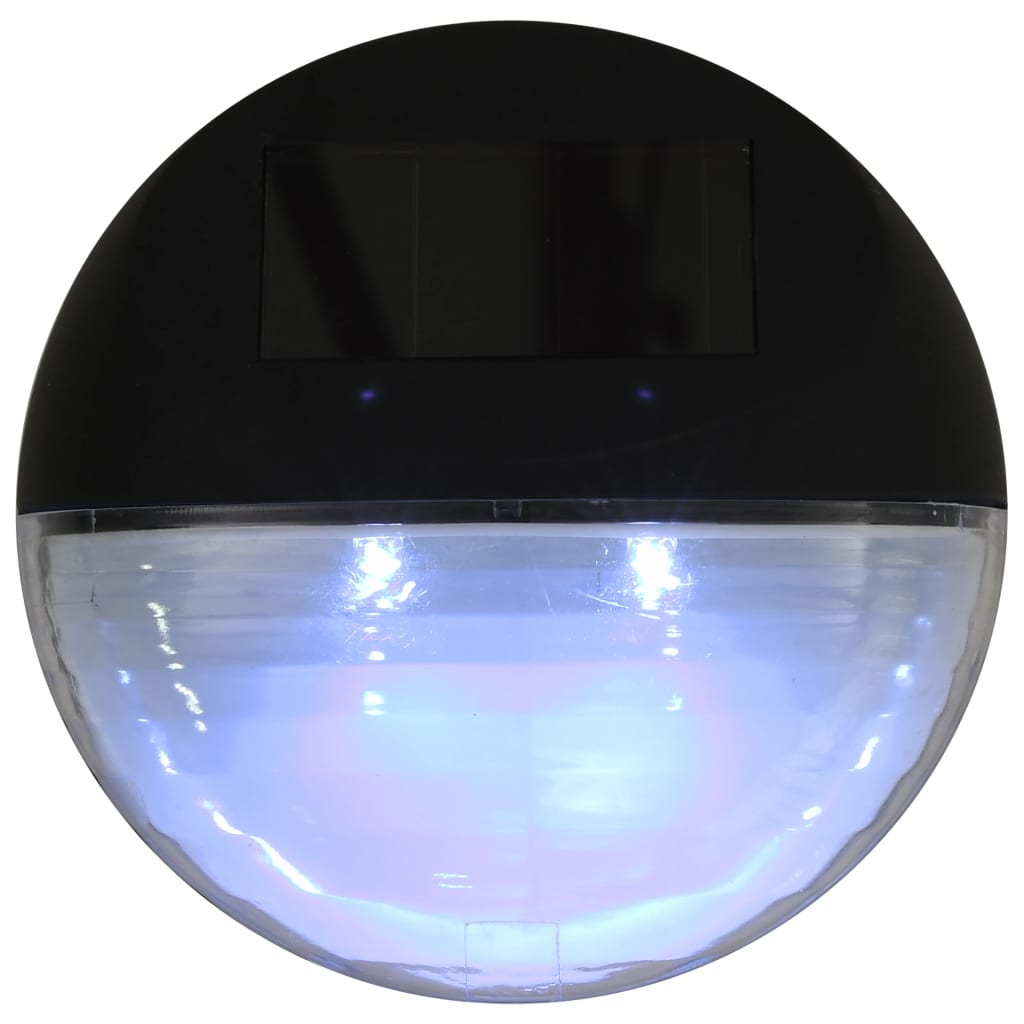 Lămpi Solare De Exterior Cu Led-Uri, 12 Buc., , Rotund