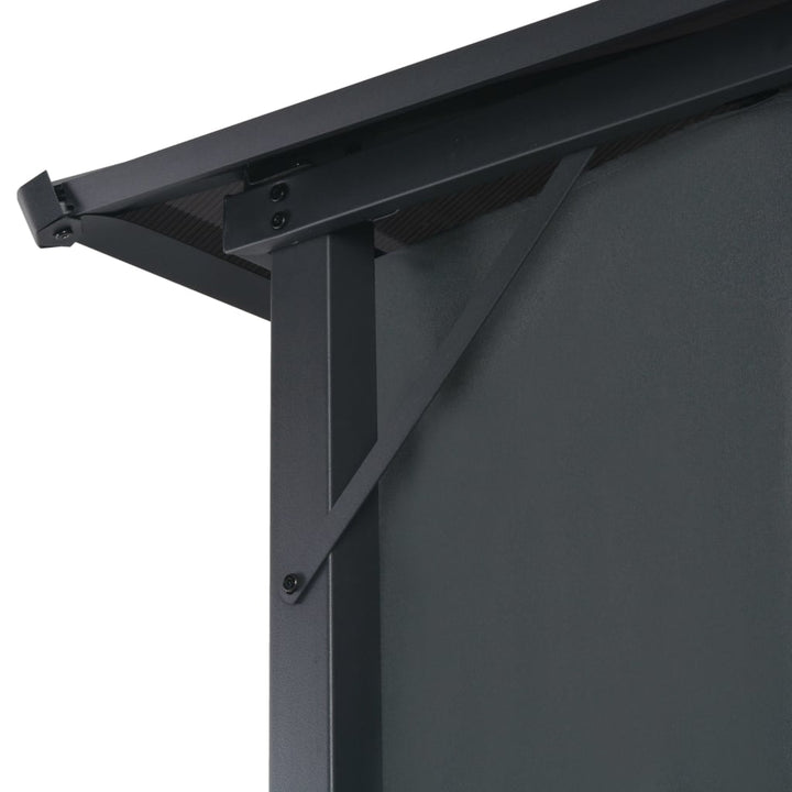 Pavilion Cu Perdea, Negru, 4 X 3 X 2,6 M, Aluminiu
