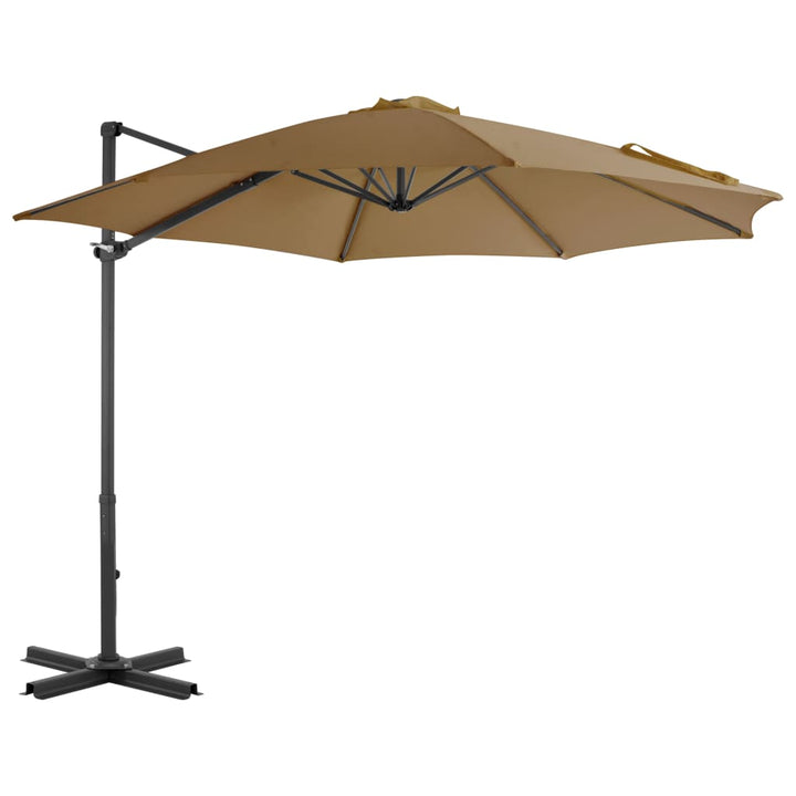 Umbrelă În Consolă Cu Stâlp Din Aluminiu, ,
