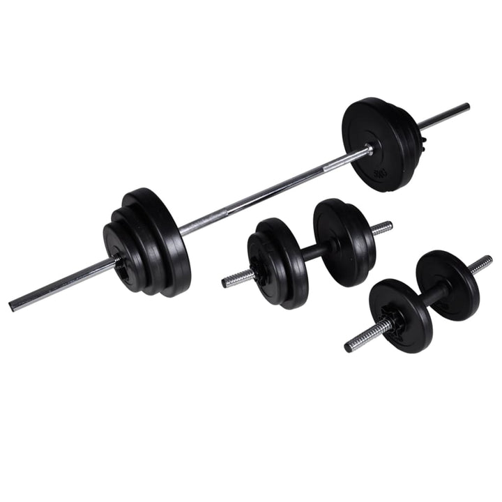 Turn De Forță Montat Pe Perete Cu Set Haltere & Gantere 30,5 Kg