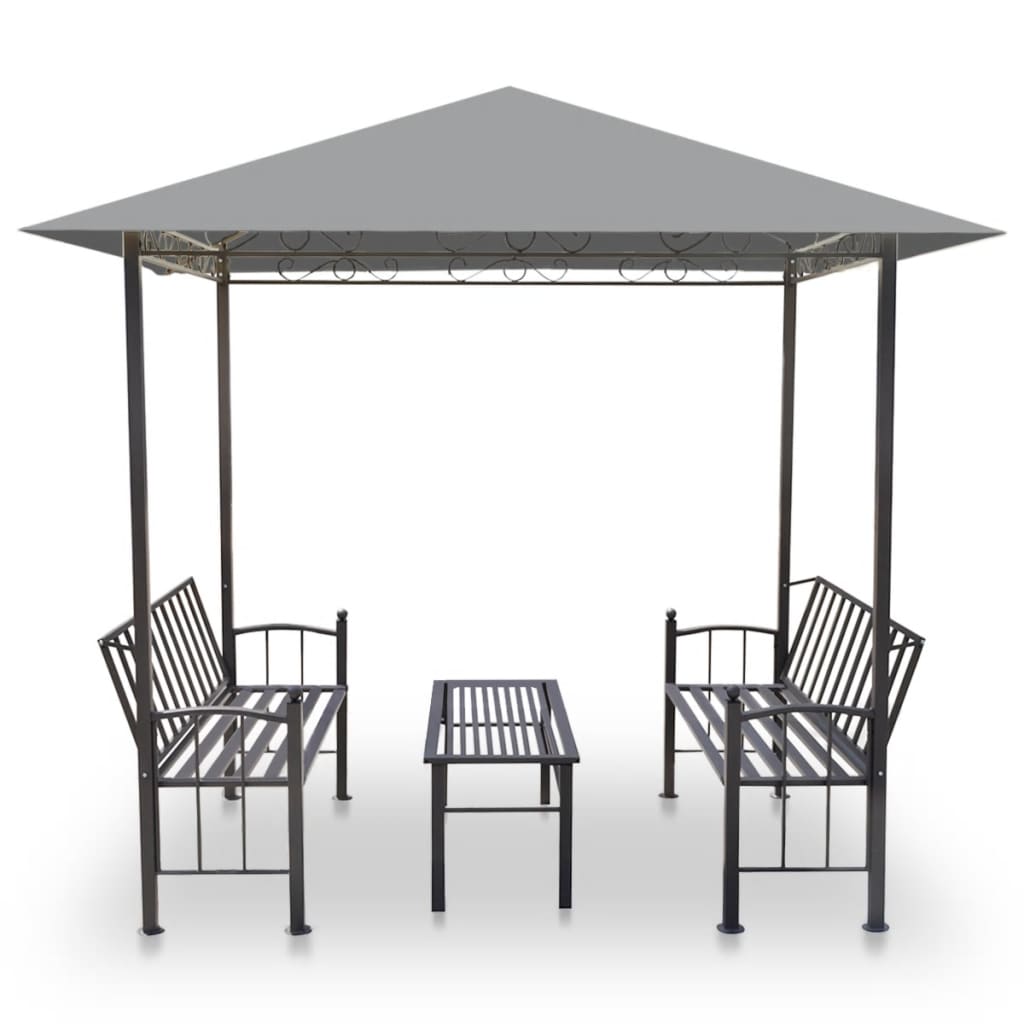 Pavilion De Grădină Cu Masă Și Bănci, , 2,5X1,5X2,4 M