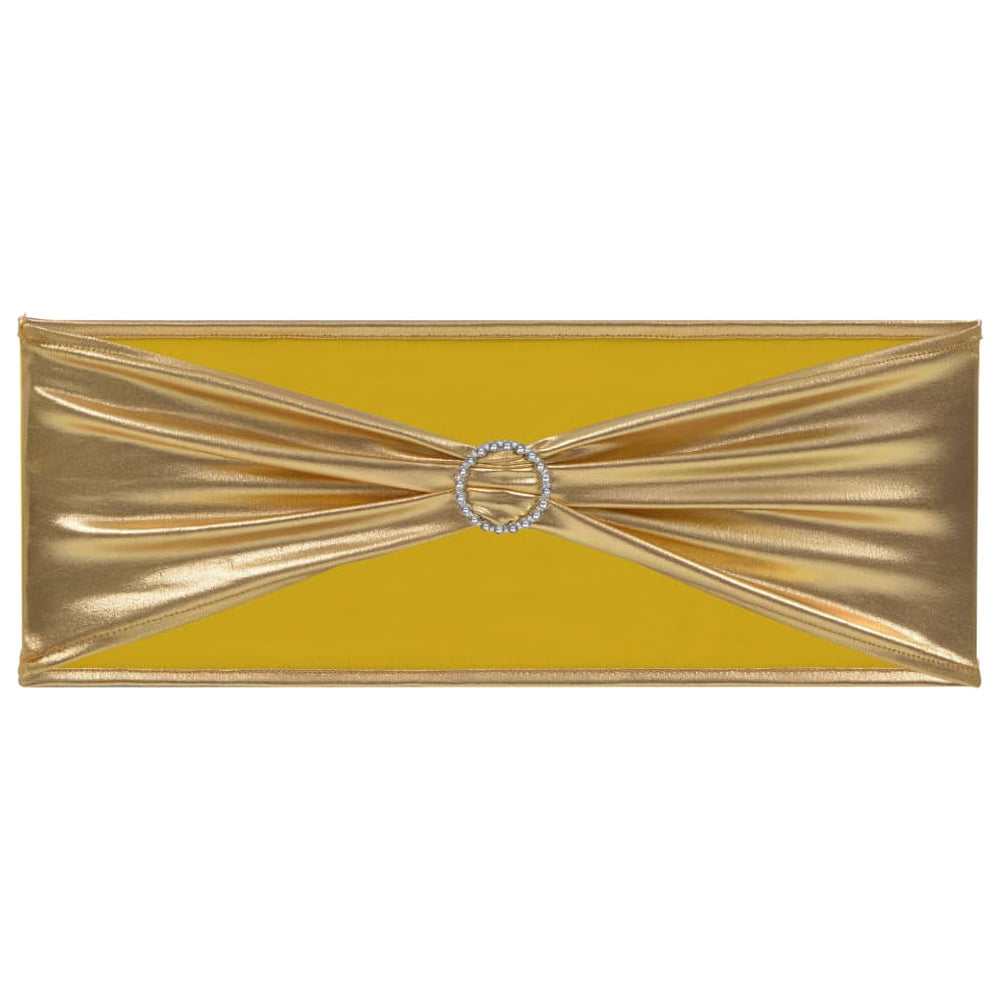Fundă De Scaun Elastică, 25 Buc., Cataramă Cu Diamante,