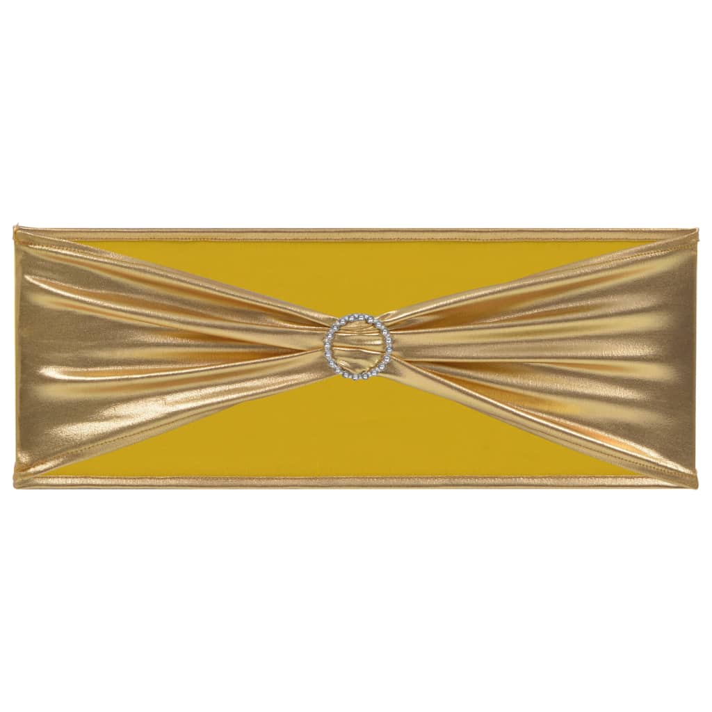 Fundă De Scaun Elastică, 25 Buc., Cataramă Cu Diamante,