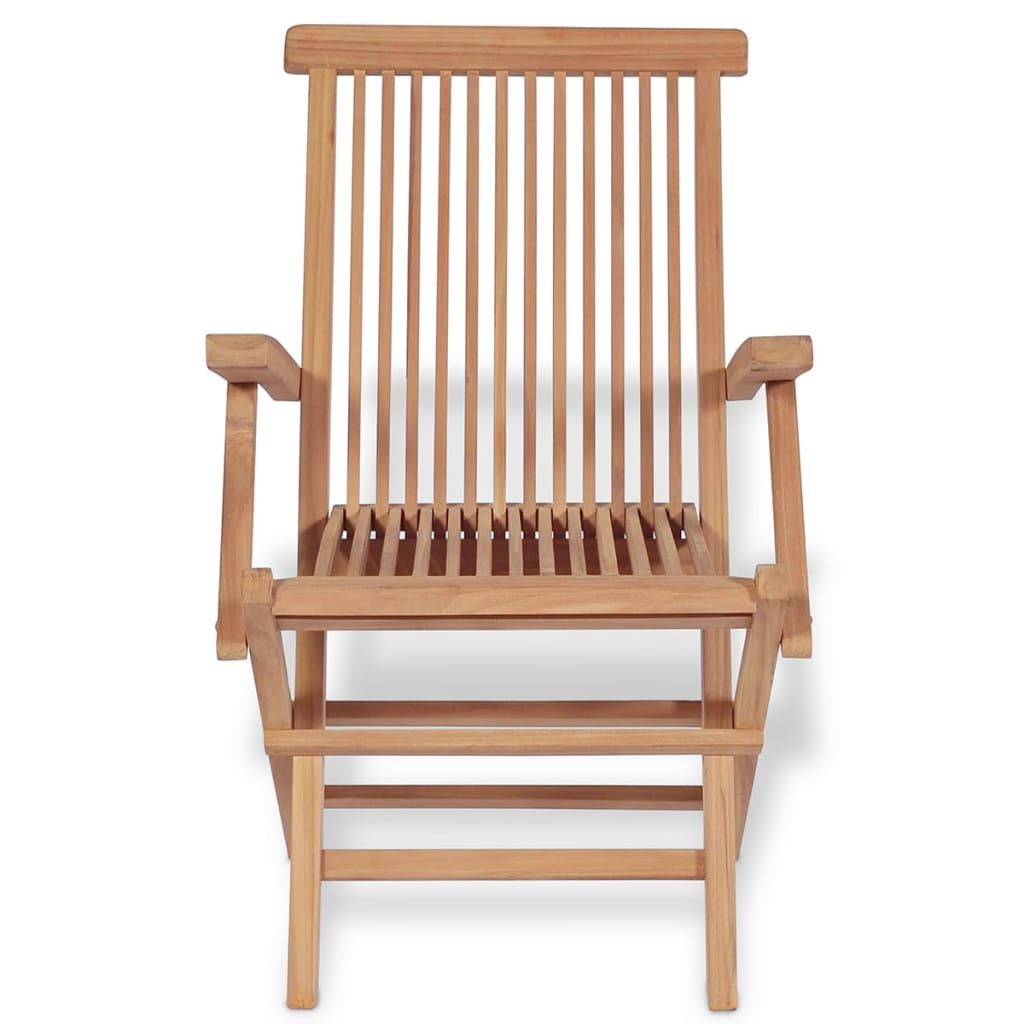 Set Mobilier Grădină, 5 Piese, Lemn Masiv De Tec