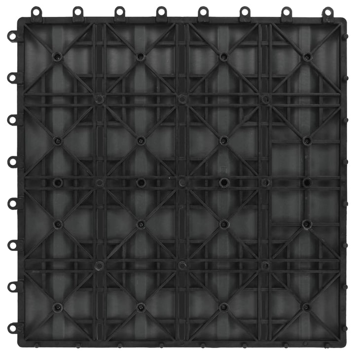 Plăci Podea În Relief Wpc, 11 Buc., 30 X 30 Cm, 1 Mp,