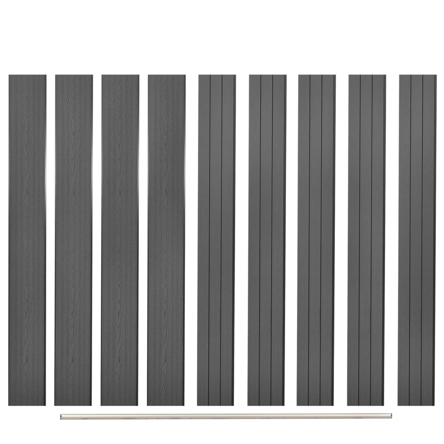 Plăci De Schimb Pentru Gard, 9 Buc., , 170 Cm, Wpc