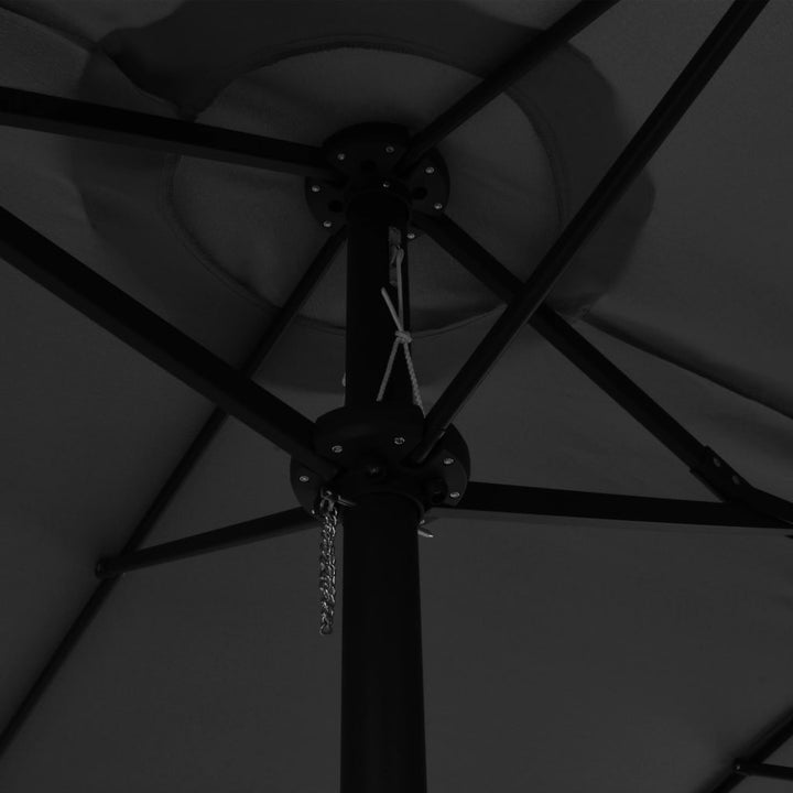 Umbrelă De Soare Cu Stâlp Aluminiu, , 460 X 270 Cm