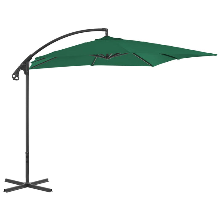 Umbrelă În Consolă Cu Stâlp Din Oțel, Taupe, 250X250 Cm