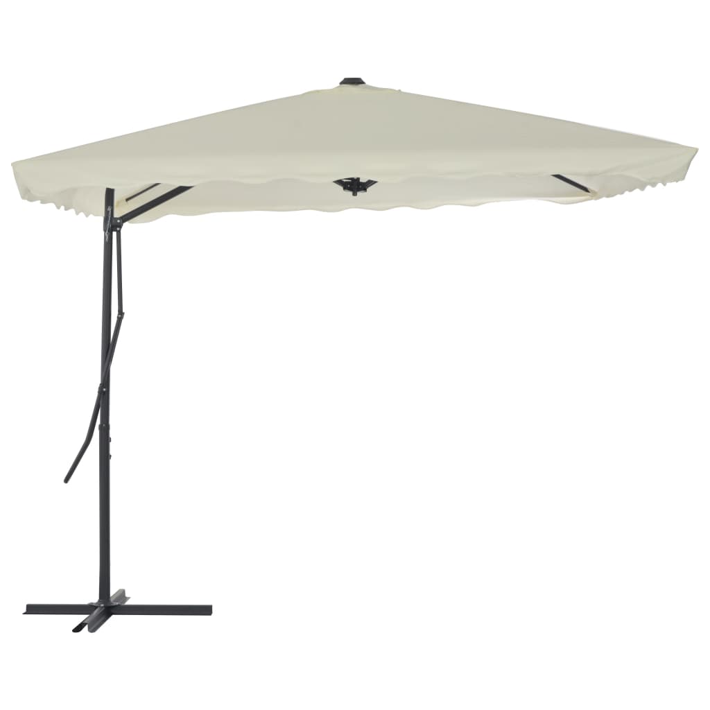 Umbrelă Soare De Exterior, Stâlp Oțel, , 250 X 250 Cm