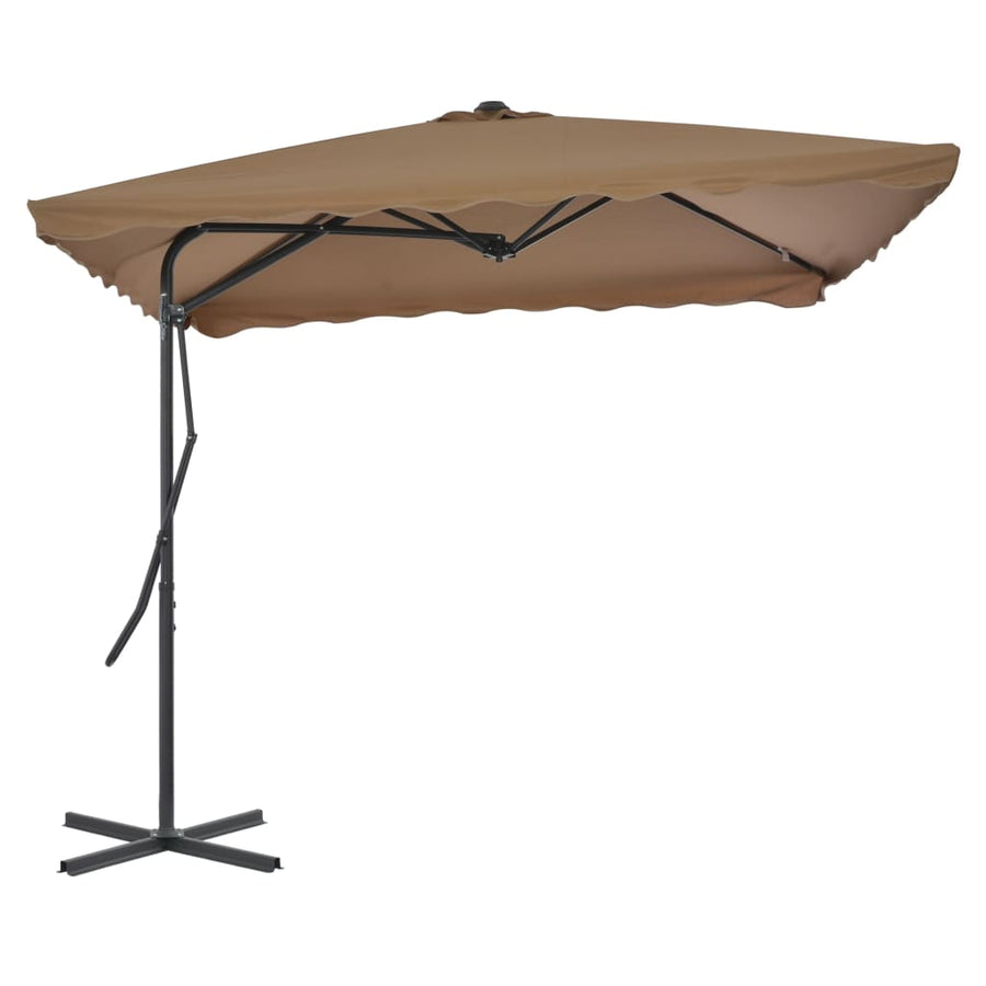 Umbrelă Soare De Exterior, Stâlp Oțel, , 250 X 250 Cm