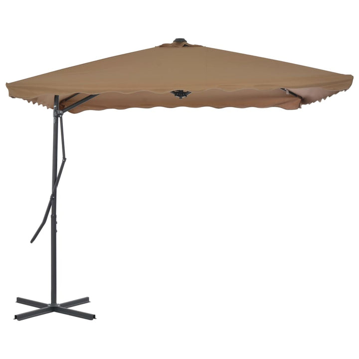 Umbrelă Soare De Exterior, Stâlp Oțel, , 250 X 250 Cm