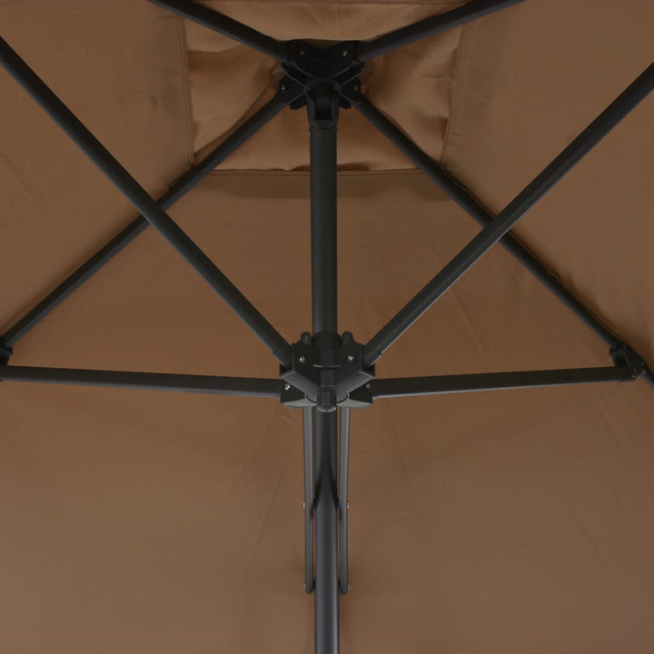 Umbrelă Soare De Exterior, Stâlp Oțel, , 250 X 250 Cm