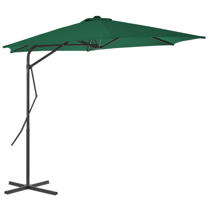 Umbrelă Soare De Exterior Cu Stâlp Din Oțel, , 300 Cm