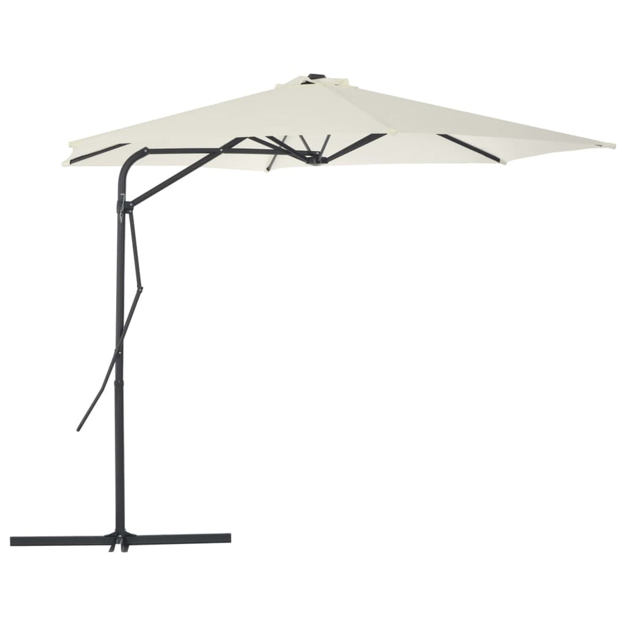 Umbrelă Soare De Exterior Cu Stâlp Din Oțel, , 300 Cm
