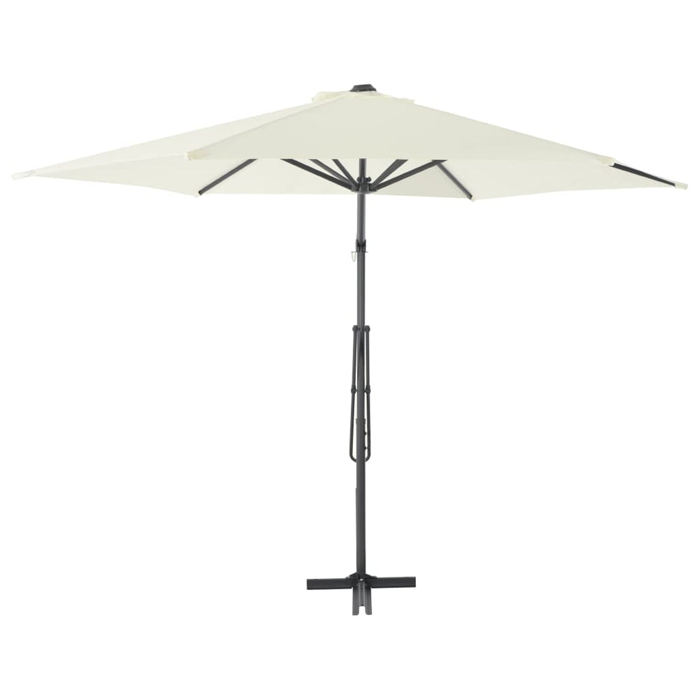 Umbrelă Soare De Exterior Cu Stâlp Din Oțel, , 300 Cm