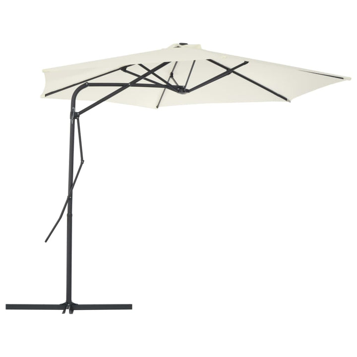 Umbrelă Soare De Exterior Cu Stâlp Din Oțel, , 300 Cm