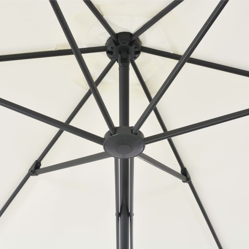 Umbrelă Soare De Exterior Cu Stâlp Din Oțel, , 300 Cm