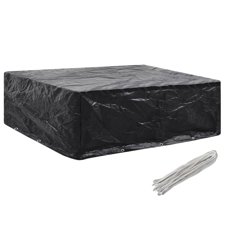 Huse Mobilier Grădină, 2 Buc, 12 Ocheți, 325X205X90 Cm