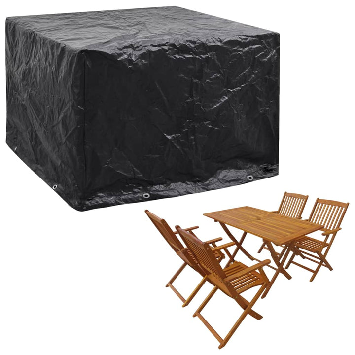 Huse Mobilier Grădină, 2 Buc, 12 Ocheți, 325X205X90 Cm