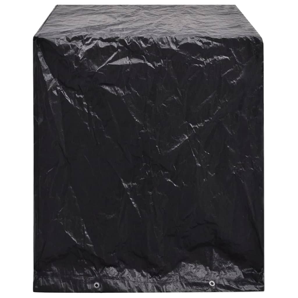 Husă Mobilier Grădină Masă Tenis 2 Buc, 8 Ocheți, 160X55X182 Cm