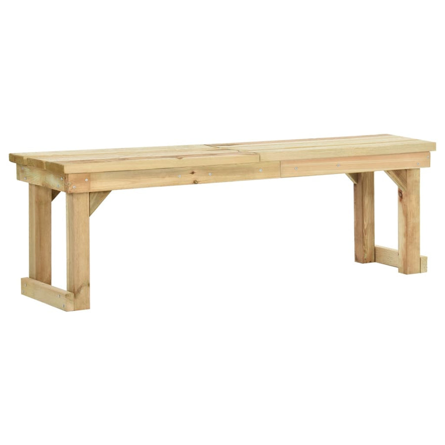 Bancă De Grădină, 140 Cm, Lemn De Pin Tratat