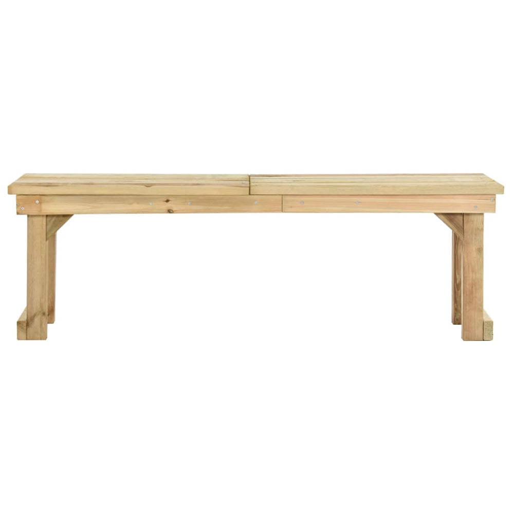 Bancă De Grădină, 140 Cm, Lemn De Pin Tratat